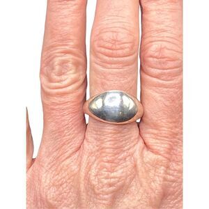 Vintage sterling silver 925 dome ring size 9